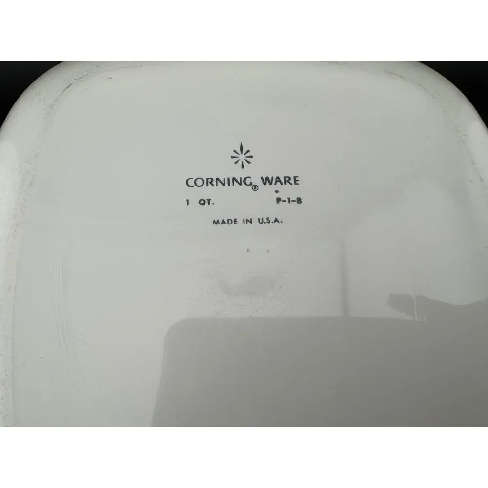 Cornflower Blue by Corning -  1 Quart Square Casserole No Lid